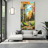 Painting by Numbers Panoramic Hiking Trail in The forest II